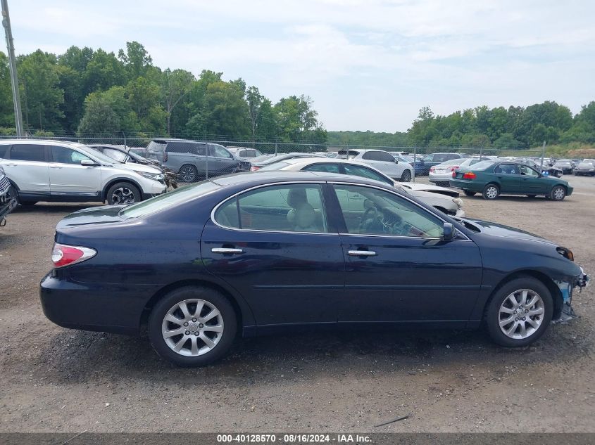 2004 Lexus Es 330 VIN: JTHBA30G545038254 Lot: 40128570