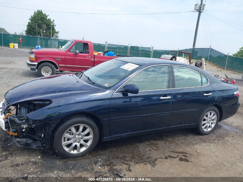 2004 Lexus Es 330 VIN: JTHBA30G545038254 Lot: 40128570