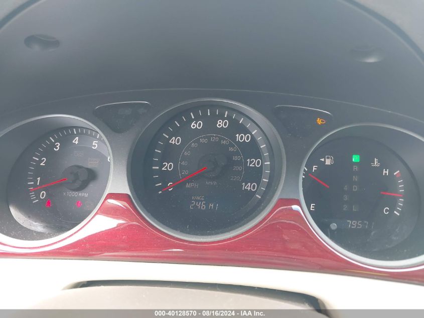 2004 Lexus Es 330 VIN: JTHBA30G545038254 Lot: 40128570