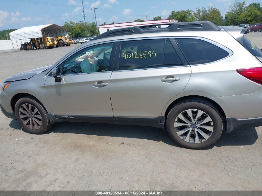 2015 Subaru Outback 2.5I Limited VIN: 4S4BSALC9F3269700 Lot: 40128594