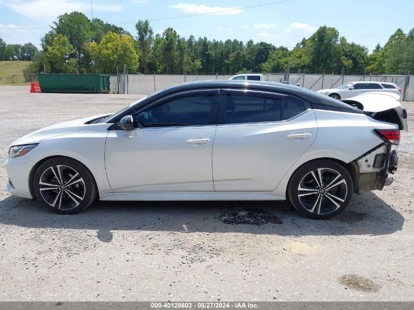 2021 Nissan Sentra Sr Xtronic Cvt VIN: 3N1AB8DV8MY261197 Lot: 40128603