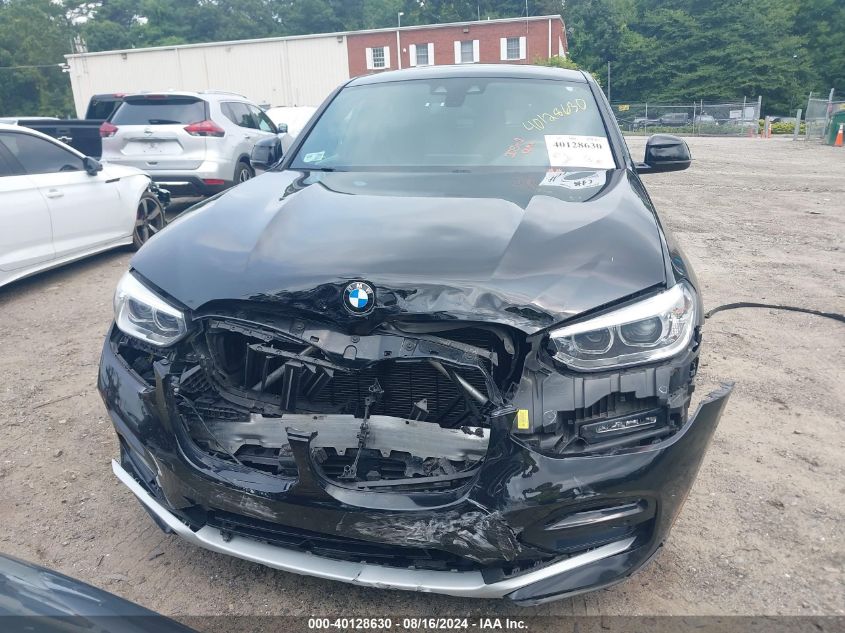 2021 BMW X4 xDrive30I VIN: 5UX2V1C08M9F52327 Lot: 40128630