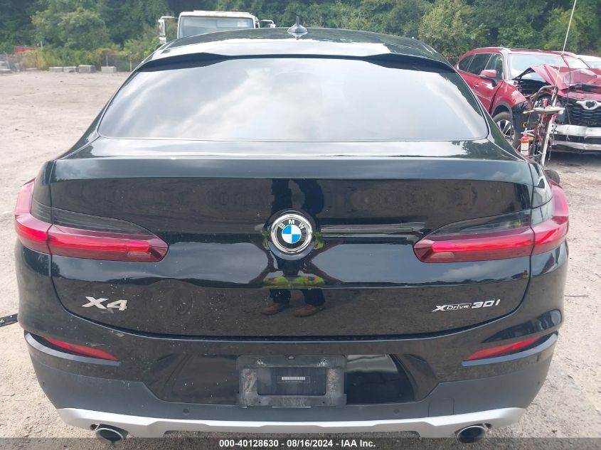 2021 BMW X4 xDrive30I VIN: 5UX2V1C08M9F52327 Lot: 40128630