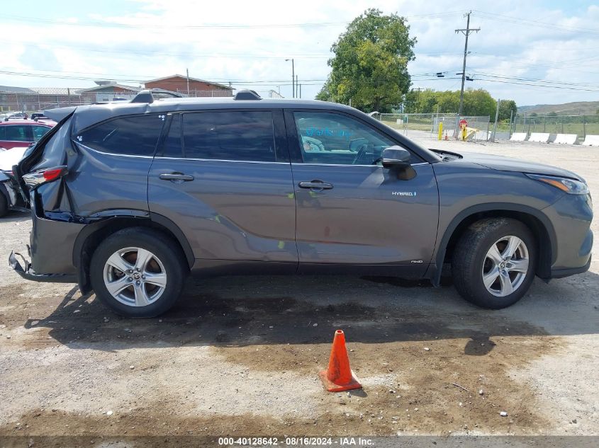 2020 Toyota Highlander Hybrid Le VIN: 5TDBBRCH1LS511985 Lot: 40128642