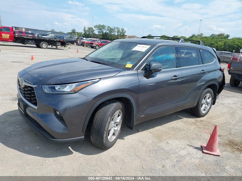VIN 5TDBBRCH1LS511985 2020 TOYOTA HIGHLANDER HYBRID LE