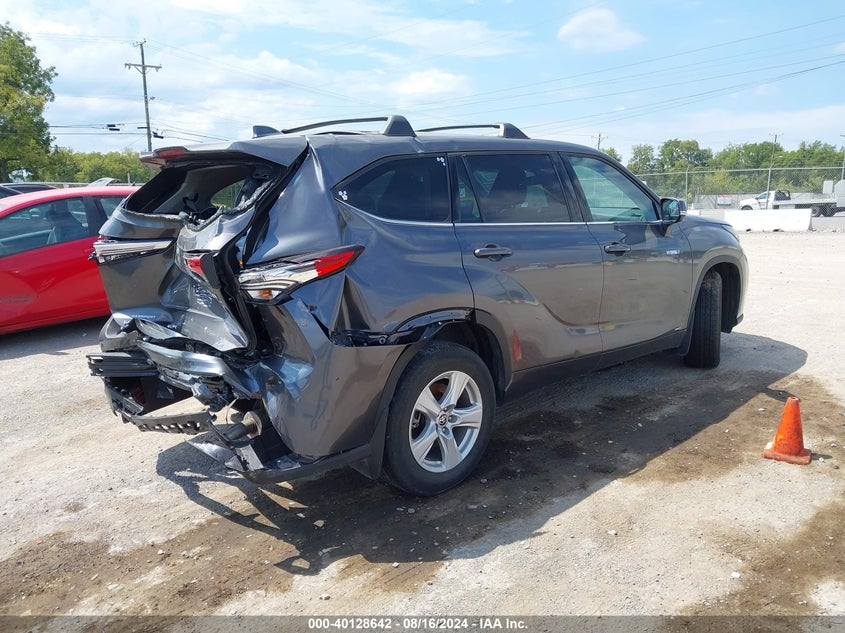 VIN 5TDBBRCH1LS511985 2020 TOYOTA HIGHLANDER HYBRID LE