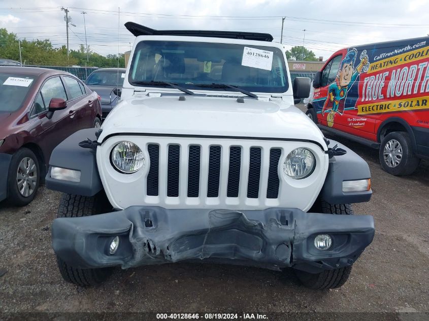 2019 Jeep Wrangler Unlimited Sport S 4X4 VIN: 1C4HJXDG3KW516899 Lot: 40128646