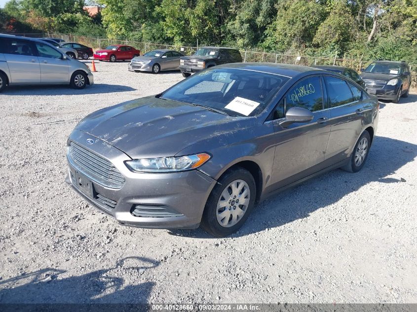 2013 FORD FUSION S - 3FA6P0G76DR285386