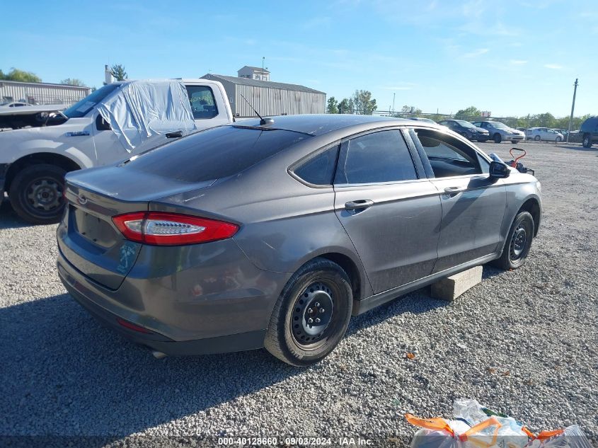 2013 FORD FUSION S - 3FA6P0G76DR285386