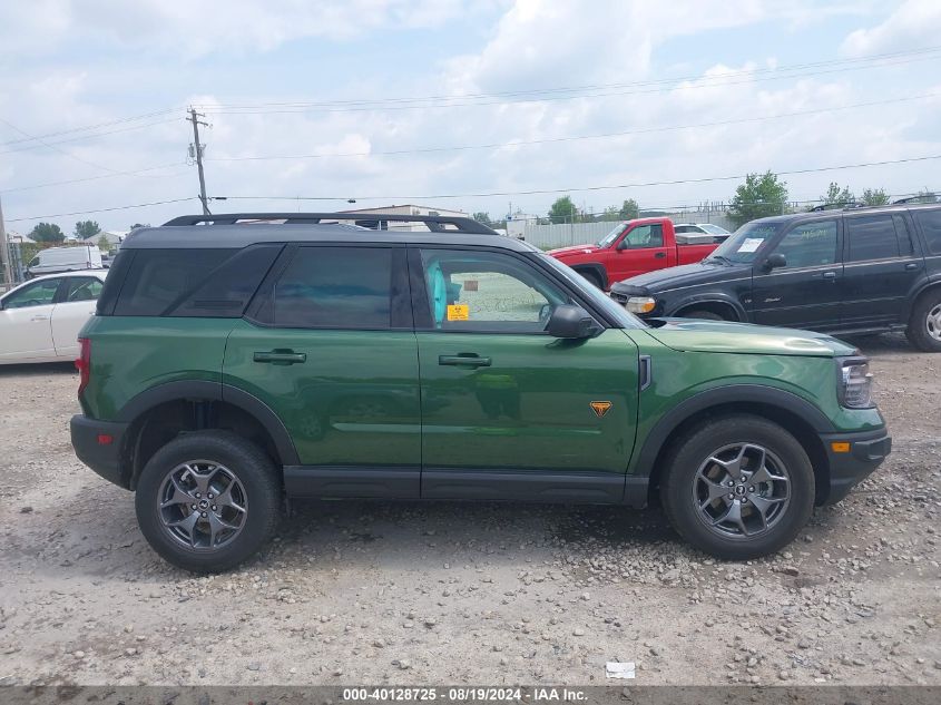 2023 Ford Bronco Sport Badlands VIN: 3FMCR9D91PRD95067 Lot: 40128725