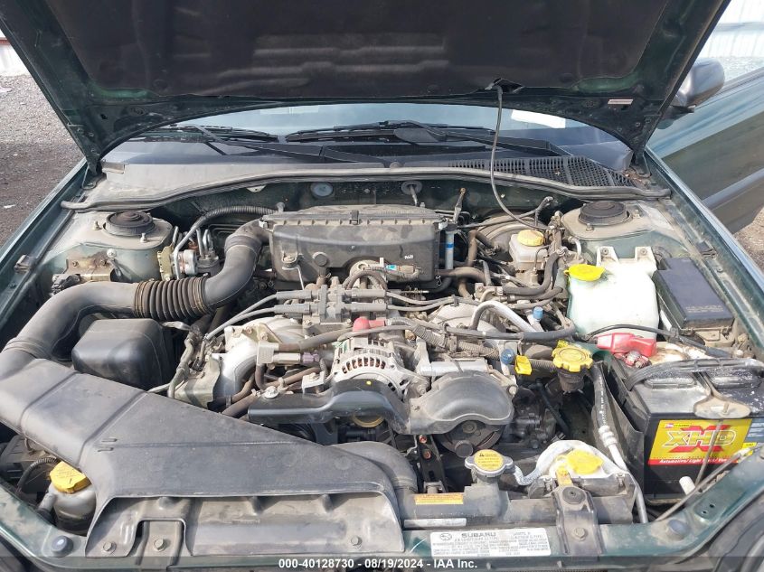 2000 Subaru Legacy L VIN: 4S3BE6358Y7202852 Lot: 40128730