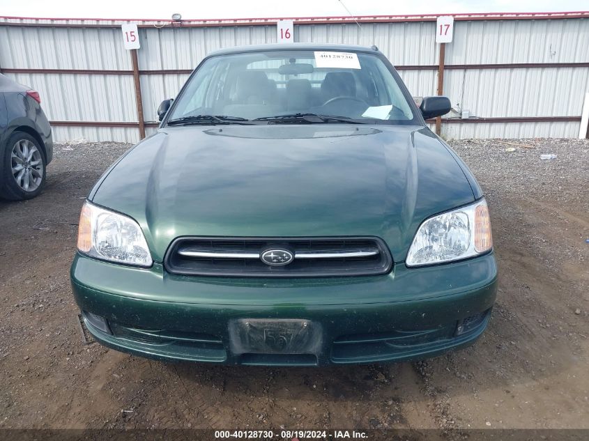 2000 Subaru Legacy L VIN: 4S3BE6358Y7202852 Lot: 40128730
