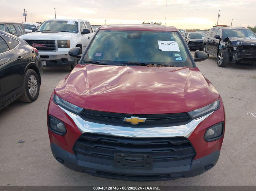 2021 Chevrolet Trailblazer Fwd Ls VIN: KL79MMS22MB100755 Lot: 40128746