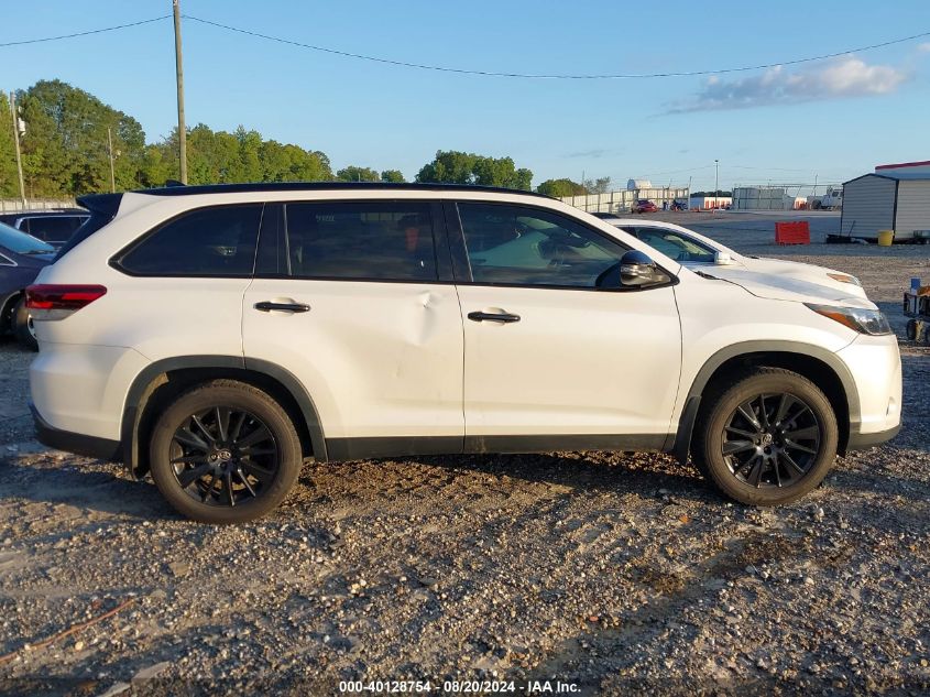 2019 TOYOTA HIGHLANDER SE - 5TDJZRFH0KS984293