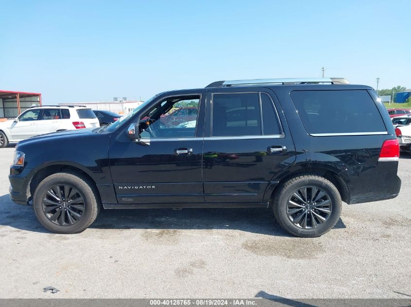 2016 Lincoln Navigator Select VIN: 5LMJJ2JTXGEL06294 Lot: 40128765