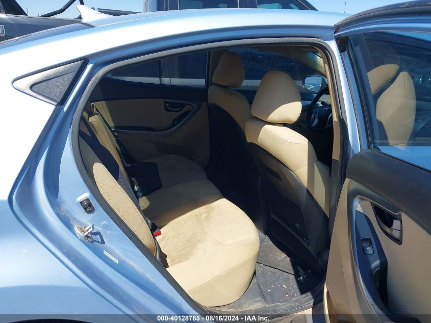 KMHDH4AE1CU374346 2012 Hyundai Elantra Gls (Ulsan Plant)