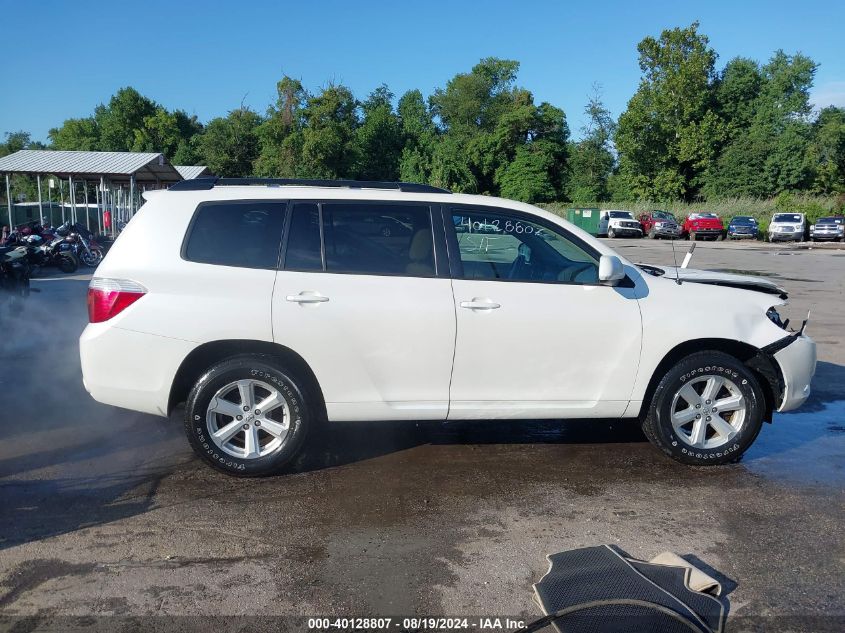 2010 Toyota Highlander Base V6 VIN: 5TDZK3EH7AS007558 Lot: 40128807