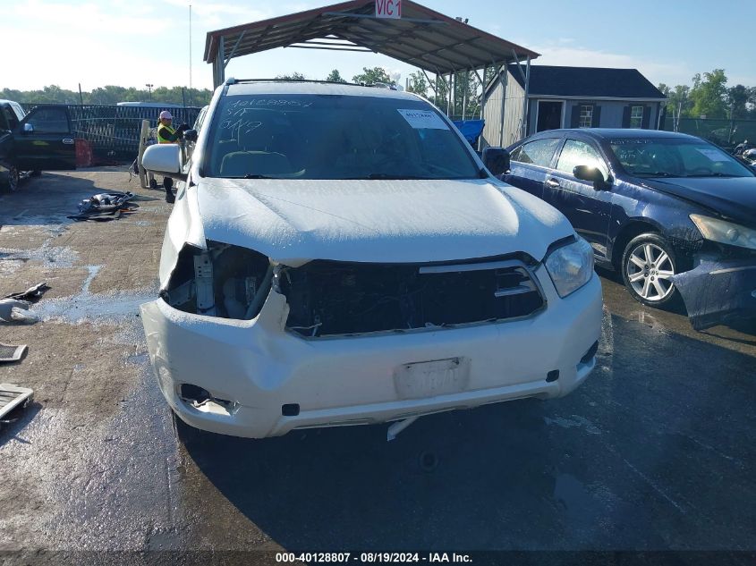 2010 Toyota Highlander Base V6 VIN: 5TDZK3EH7AS007558 Lot: 40128807