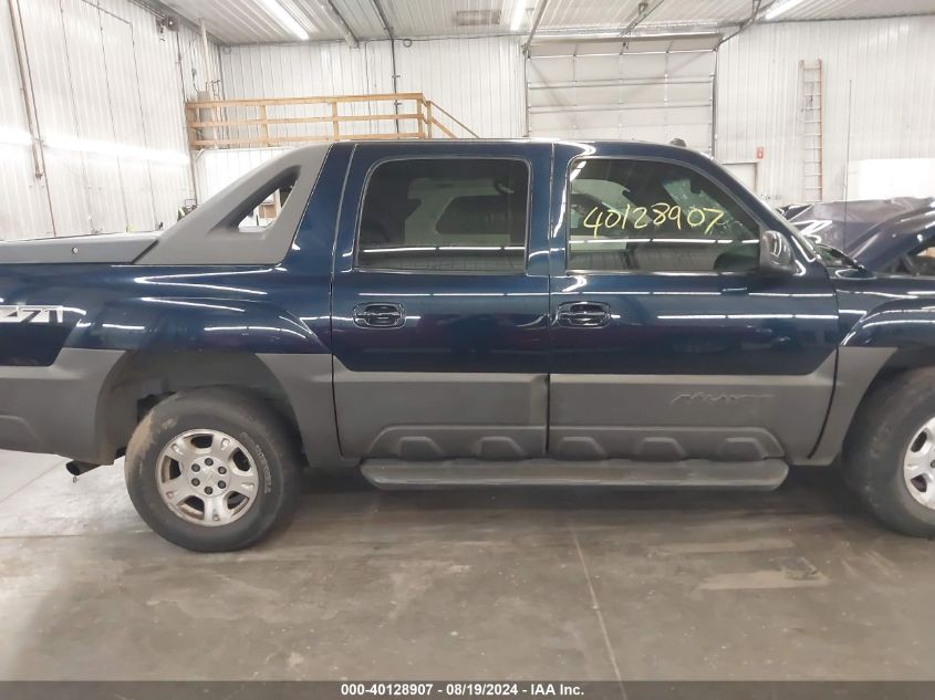 2004 Chevrolet Avalanche 1500 VIN: 3GNEK12T94G337322 Lot: 40128907