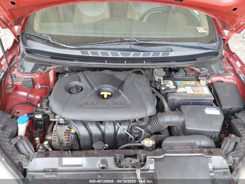 2012 Hyundai Elantra Limited (Ulsan Plant) VIN: KMHDH4AE1CU360155 Lot: 40128908