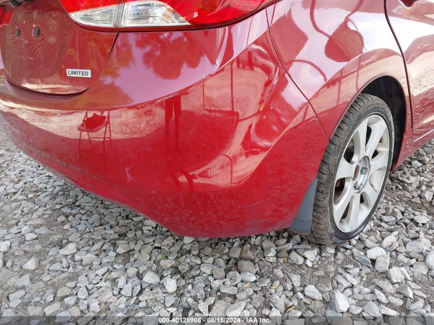 2012 Hyundai Elantra Limited (Ulsan Plant) VIN: KMHDH4AE1CU360155 Lot: 40128908
