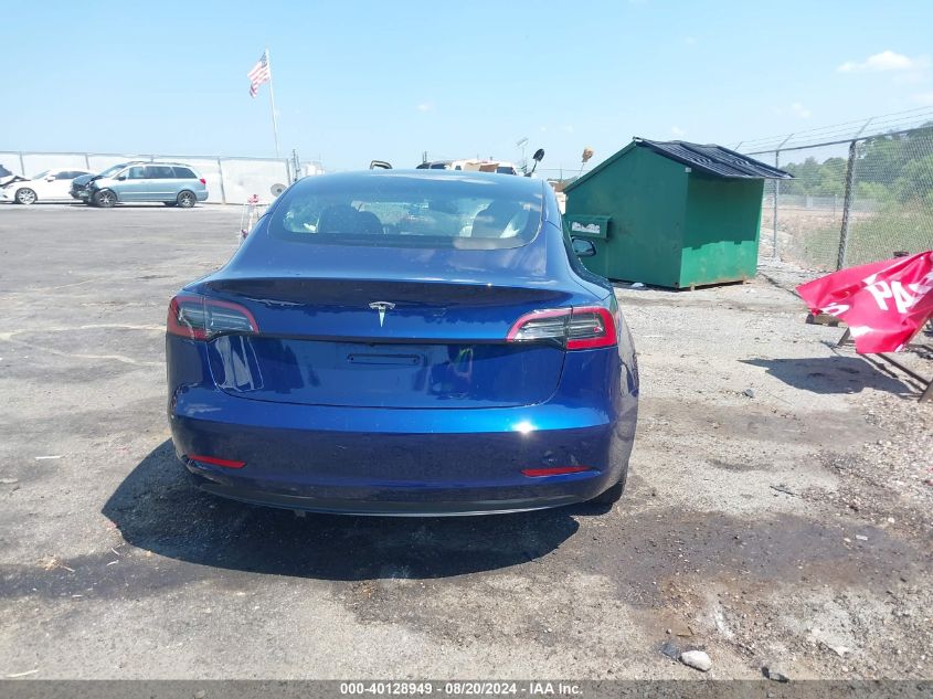 2023 Tesla Model 3 Rear-Wheel Drive VIN: 5YJ3E1EA4PF679191 Lot: 40128949