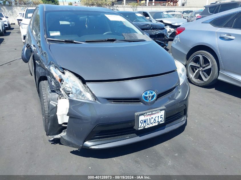 2015 Toyota Prius Two VIN: JTDKN3DU2F0453313 Lot: 40128973