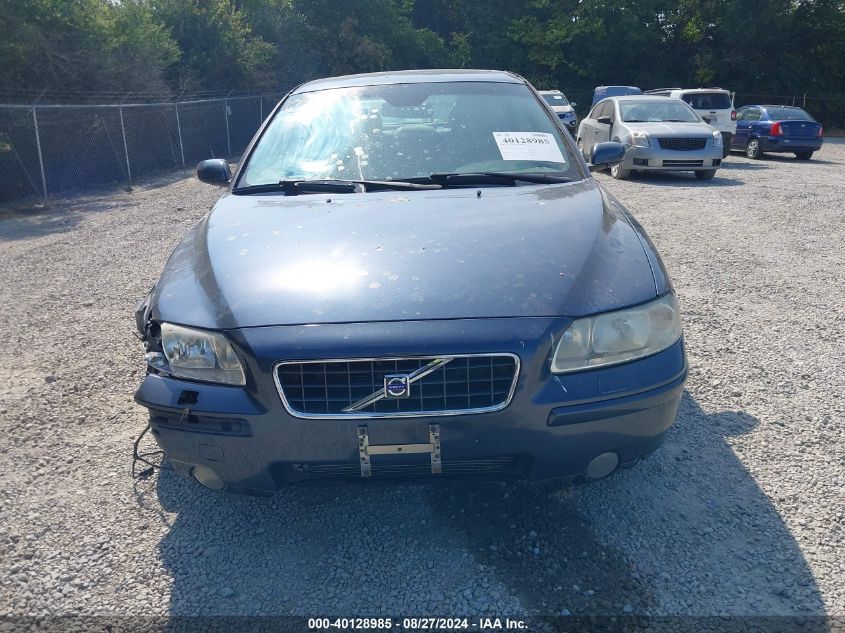 2006 Volvo S60 2.5T VIN: YV1RS592862549777 Lot: 40128985