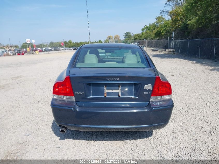 2006 Volvo S60 2.5T VIN: YV1RS592862549777 Lot: 40128985