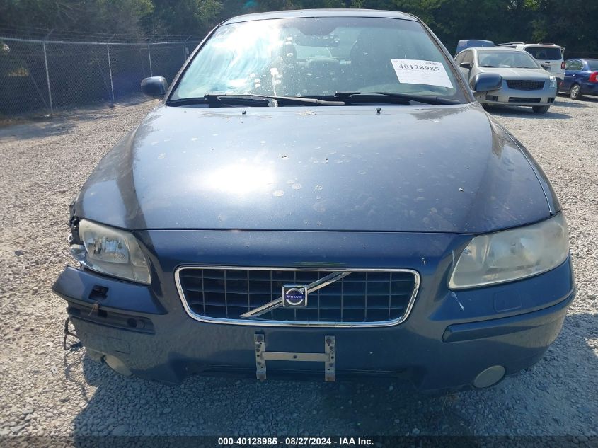 2006 Volvo S60 2.5T VIN: YV1RS592862549777 Lot: 40128985