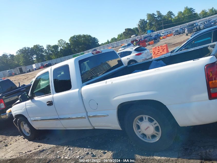 1999 GMC Sierra 1500 Sle VIN: 2GTEC19T4X1558450 Lot: 40129022