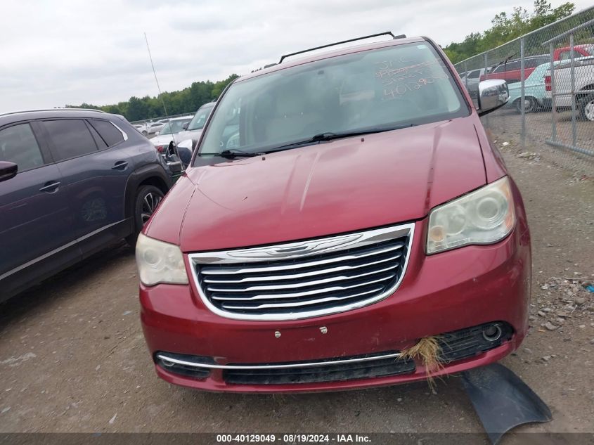 2013 Chrysler Town & Country Limited VIN: 2C4RC1GG1DR694197 Lot: 40129049