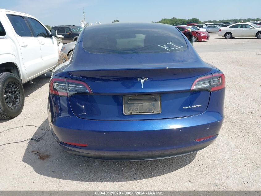 2022 Tesla Model 3 VIN: 5YJ3E1EB0NF235067 Lot: 40129079