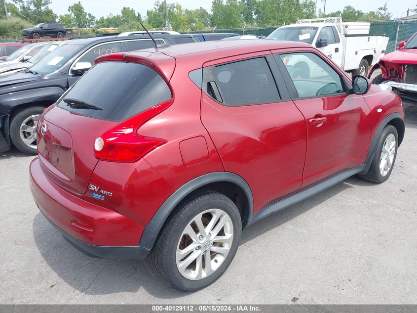 2014 Nissan Juke Sv VIN: JN8AF5MV3ET359598 Lot: 40129112
