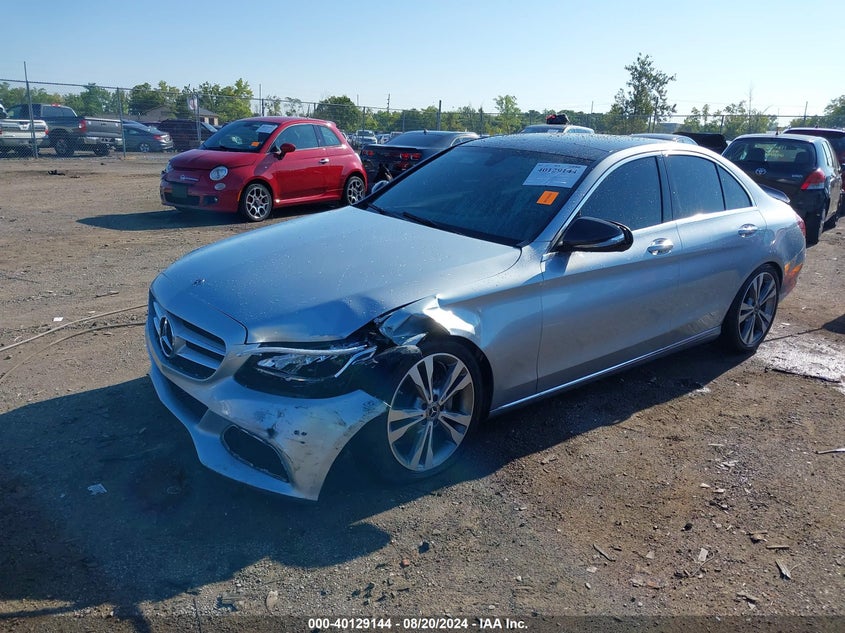VIN WDDWF4JB3JR378106 2018 MERCEDES-BENZ C 300