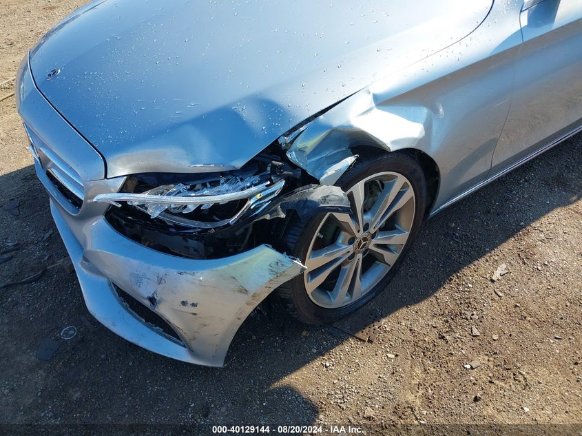 VIN WDDWF4JB3JR378106 2018 MERCEDES-BENZ C 300