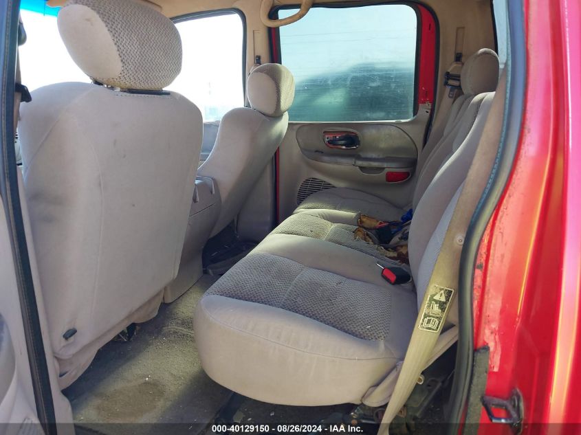 2002 Ford F-150 Lariat/Xlt VIN: 1FTRW08642KA75497 Lot: 40129150