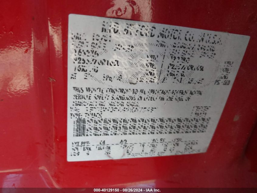 2002 Ford F-150 Lariat/Xlt VIN: 1FTRW08642KA75497 Lot: 40129150