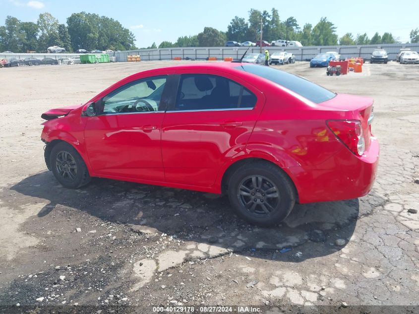 2014 Chevrolet Sonic Lt Auto VIN: 1G1JC5SH0E4160450 Lot: 40129178