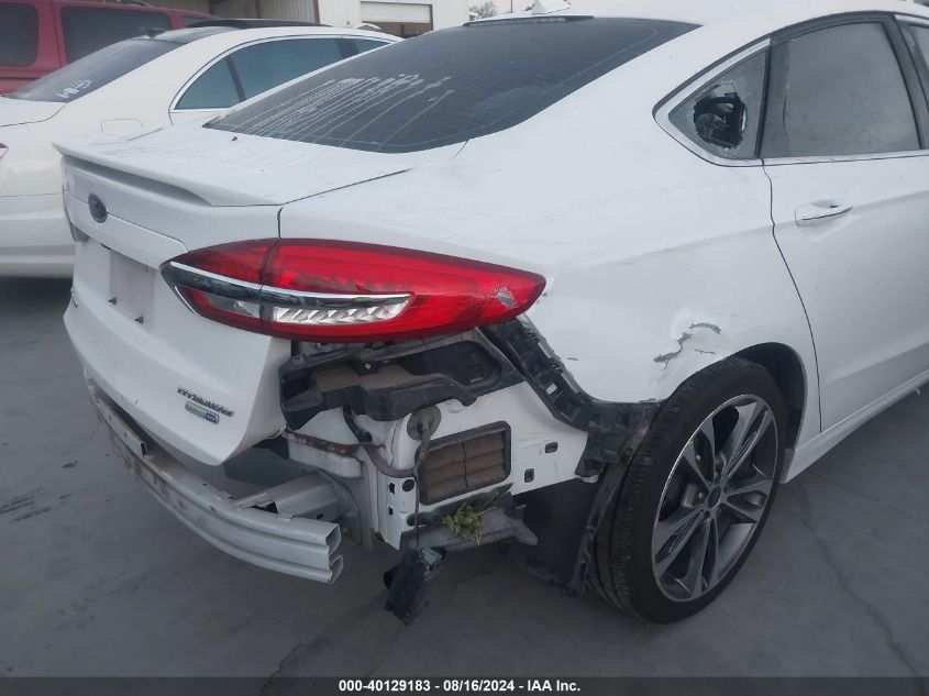 2020 Ford Fusion Titanium VIN: 3FA6P0D93LR128063 Lot: 40129183