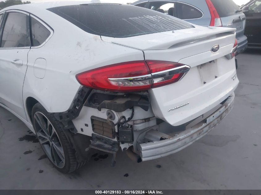 2020 Ford Fusion Titanium VIN: 3FA6P0D93LR128063 Lot: 40129183