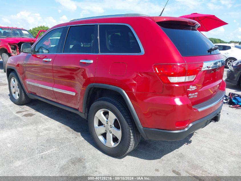 2011 Jeep Grand Cherokee Limited VIN: 1J4RR5GG6BC512807 Lot: 40129216