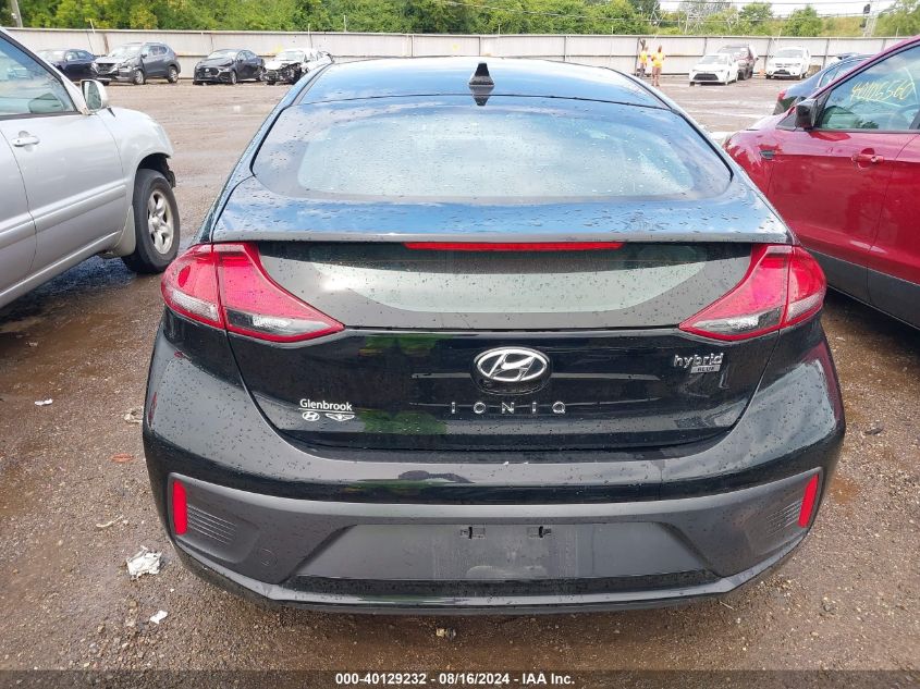 2022 Hyundai Ioniq Blue VIN: KMHC65LC4NU279687 Lot: 40129232