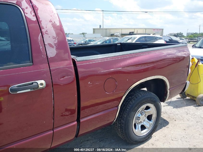 2003 Dodge Ram 1500 St VIN: 1D7HA16KX3J648562 Lot: 40129237