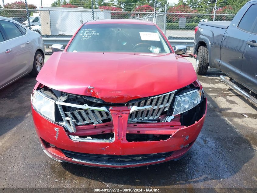 2012 Lincoln Mkz VIN: 3LNHL2GC9CR820700 Lot: 40129272