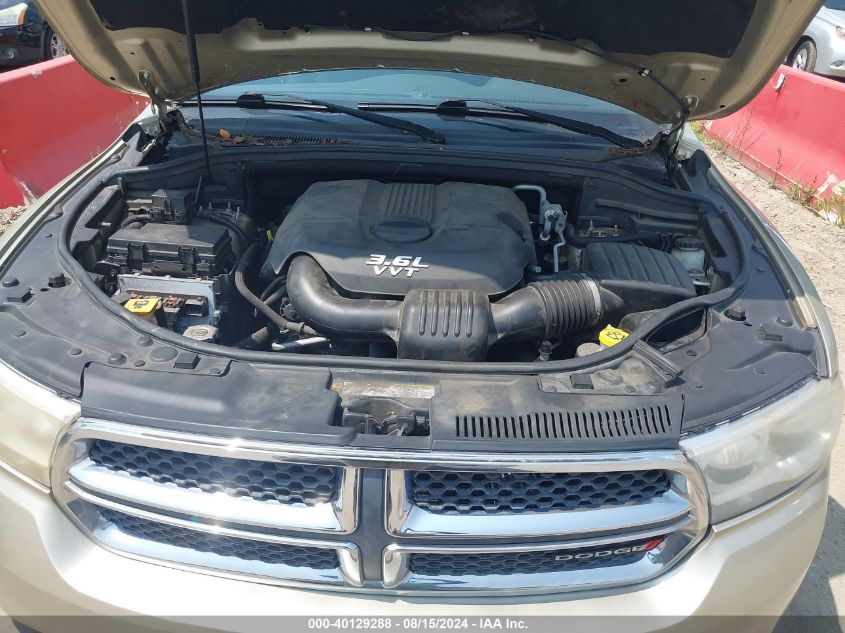 2012 Dodge Durango Sxt VIN: 1C4RDJAG6CC169469 Lot: 40129288