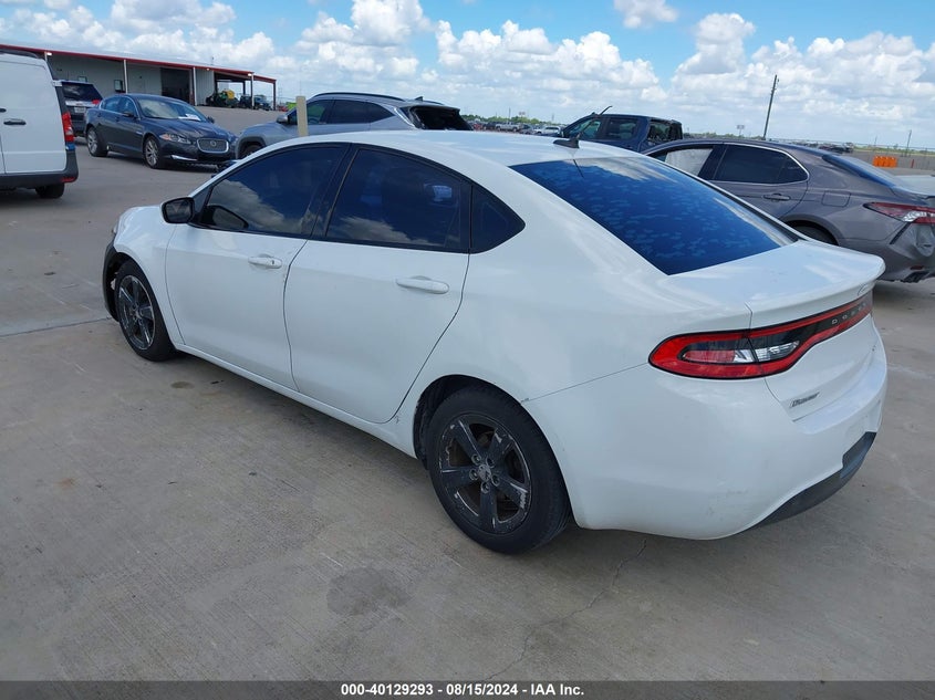 2015 Dodge Dart Sxt VIN: 1C3CDFBB3FD277718 Lot: 40129293
