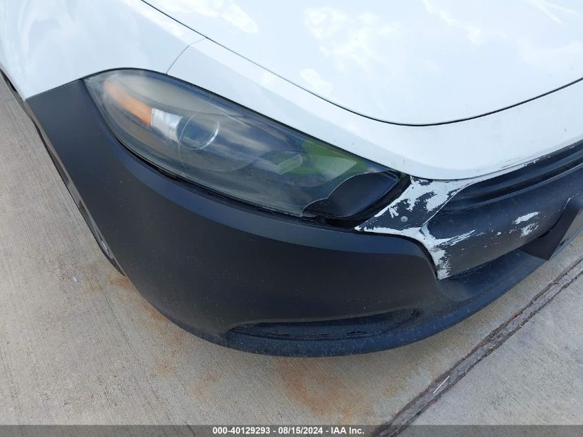 2015 Dodge Dart Sxt VIN: 1C3CDFBB3FD277718 Lot: 40129293