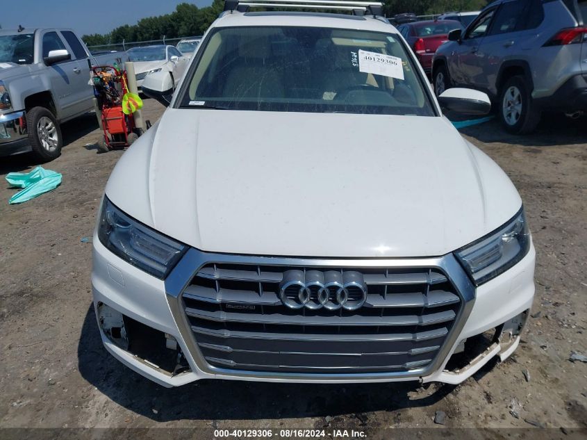 2018 Audi Q5 2.0T Premium/2.0T Tech Premium VIN: WA1ANAFY5J2060526 Lot: 40129306