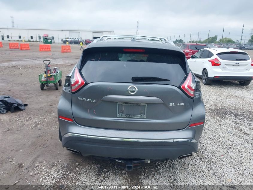 2015 Nissan Murano Sl VIN: 5N1AZ2MH2FN274541 Lot: 40129331